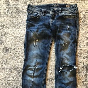 Low rise Silver Jeans